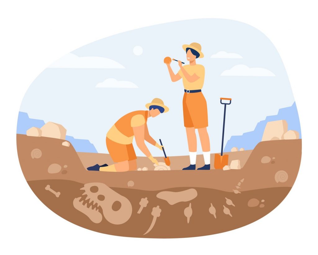 archeologue-decouvre-restes-dinosaures-hommes-creusent-sol-dans-carriere-nettoient-os-illustration-vectorielle-pour-archeologie-paleontologie-science-recherche_74855-8221 archeologue-decouvre-restes-dinosaures-hommes-creusent-sol-dans-carriere-nettoient-os-illustration-vectorielle-pour-archeologie-paleontologie-science-recherche_74855-8221
